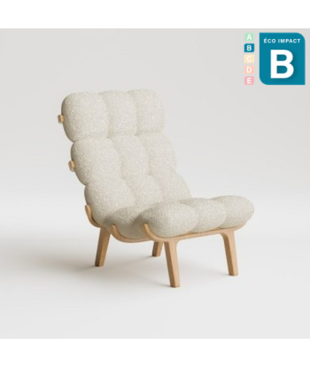 Fauteuil Nuage en tissu bouclette 100% recyclée livraison et retour toujours gratuits