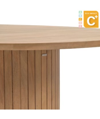 Table ronde Licia en bois massif de manguier, Ø 120cm pas cher