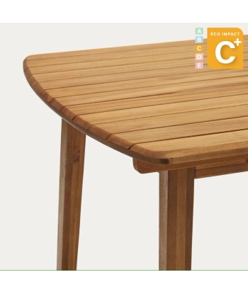 Table de jardin extensible Thianna en bois massif, Dim. 180x90cm plus qu'un jeu 