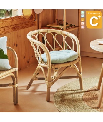 Chaise enfant Lumila en rotin naturel les ctes