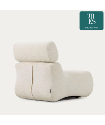 Fauteuil Club blanc commande en ligne