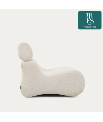 Fauteuil Club blanc commande en ligne