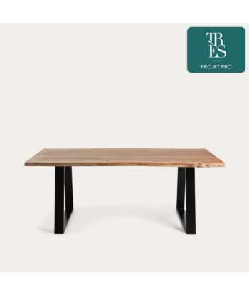 Table Alaia en bois d'acacia massif - 180 x 90 cm de la marque