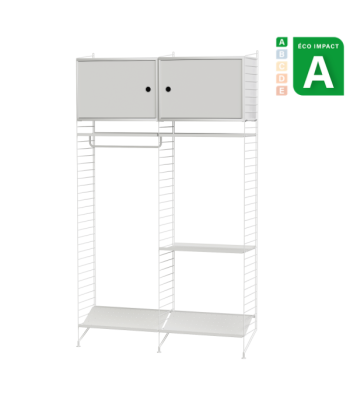 Etagères Bundle T espace entrée, Long. 120 cm est présent 