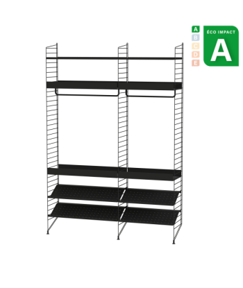 Etagères Bundle C espace chambre, Long.140 cm de pas cher