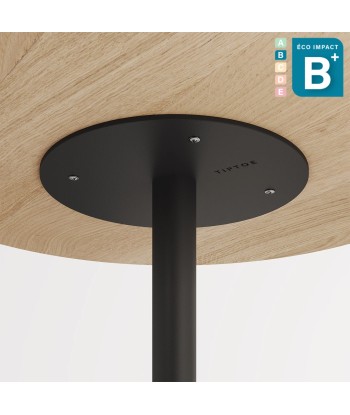 Table basse ronde MOKA en chêne massif, Haut.50cm Venez acheter