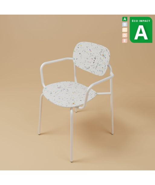 Chaise Uso Arma en plastique recyclé de pas cher