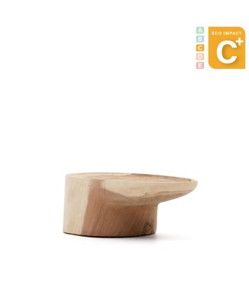 Table basse avec pied Mosi en bois massif - Ø 90 x 50 cm en stock