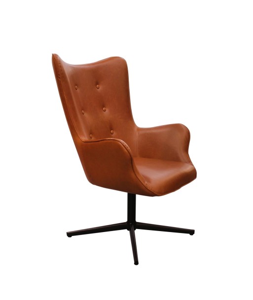 Fauteuil Pivotant Design Helsinki Marron plus qu'un jeu 