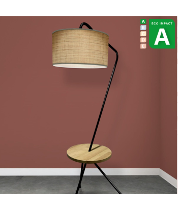 Lampadaire Replay, Abat-jour en raphia acheter en ligne