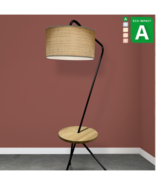 Lampadaire Replay, Abat-jour en raphia acheter en ligne