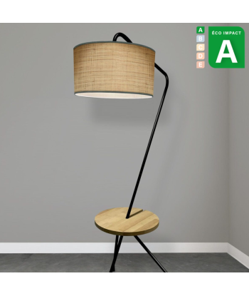 Lampadaire Replay, Abat-jour en raphia acheter en ligne