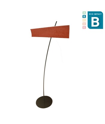 Lampadaire Groovy, Abat-jour en tissus et piètement métal prix