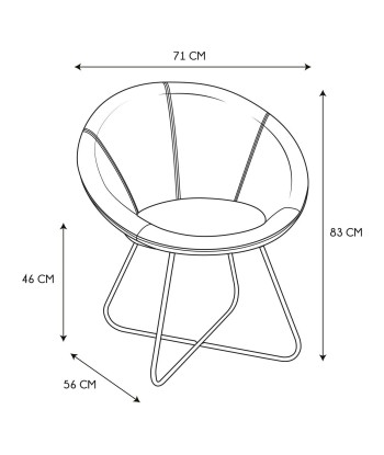 Fauteuil En Métal Et Velours Karl Bleu Canard Jusqu'à 80% De Réduction