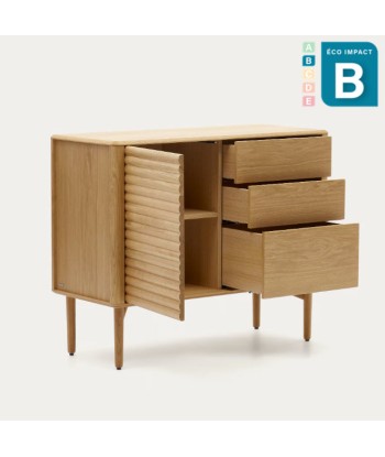 Buffet Lenon 1 porte et 3 tiroirs - Dim. 105 x 84 cm Dans la société mordern